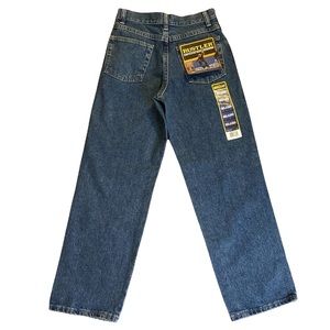 Rustler blue jeans straight leg unisex 12 NWT